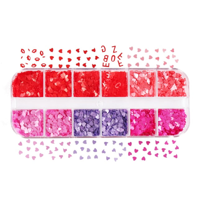 Nail Art Decoration - Hearts