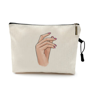 Nail Art Linen Bag